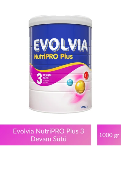 Evolvia Nutripro Plus 3 Devam Sütü 1000 gr ürün görseli 1
