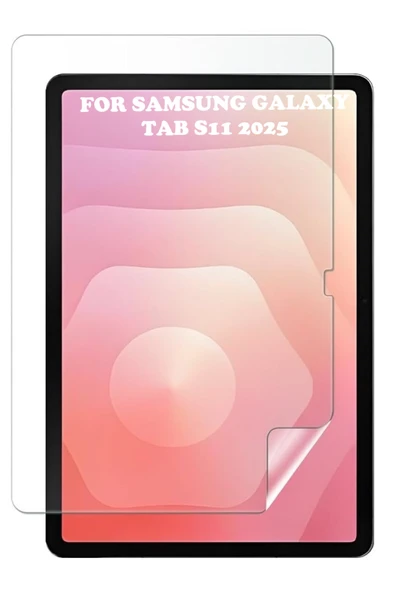 Samsung Galaxy Tab S11 Ekran Koruyucu 11 Inç Nano Esnek Kırılmaz Tam Uyumlu Darbe Ekran Koruma ürün görseli 1