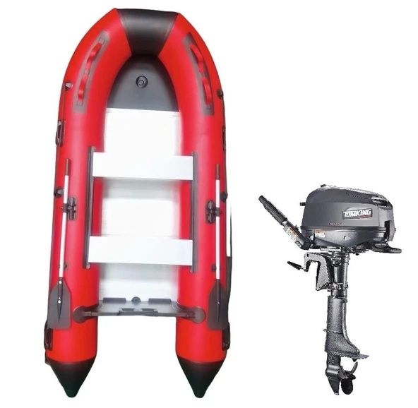Tomking TK250 Motor Ve TK-RIB-300 Alüminyum Tabanlı Şişme Bot Seti ürün görseli 1