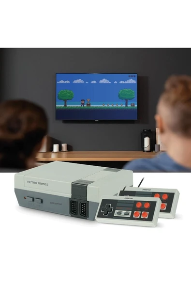 Polosmart Pgm620 Retro Mini 620 Oyunlu Atari Beyaz - Resim 3