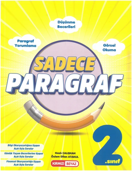 Kırmızı Beyaz Yayınları 2.Sınıf Sadece Paragraf ürün görseli 1