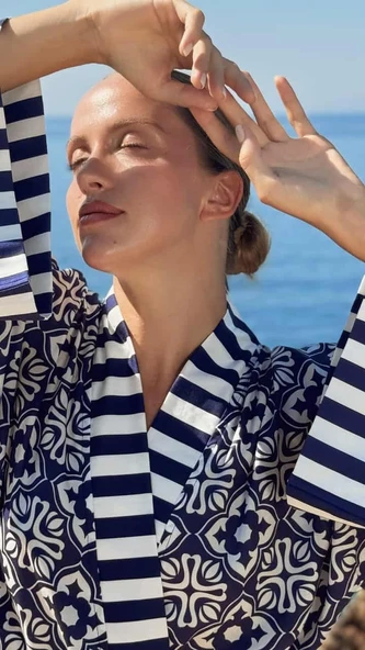 Saten Kimono(Çanta Hediyeli) - Resim 4