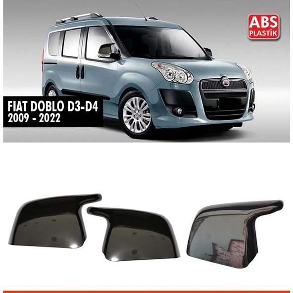 Fiat Doblo 2009-2022 Uyumlu Batman Yarasa Ayna Kapağı ürün görseli 1