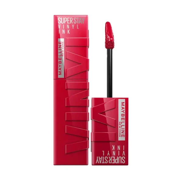 Maybelline New York Super Stay Vinyl Ink Uzun Süre Kalıcı Likit Parlak Ruj - 50 Wicked ürün görseli 1