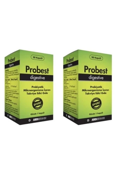 Probest Digestive Probiyotik 20 Kapsül x 2 Paket ürün görseli 1