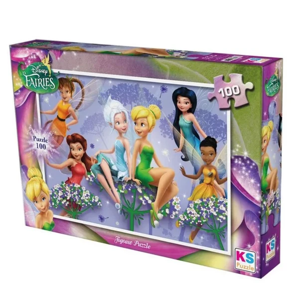 100 Parça Fairies Puzzle - Resim 2