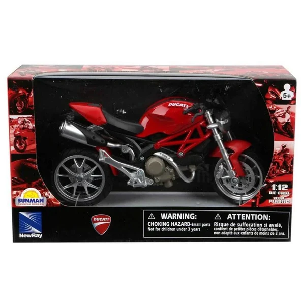 Sunman 1:12 Ducati Monster 1100 - Resim 2