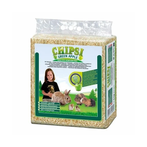 Chipsi Kemirgenler İçin Elmalı Talaş 15 Lt ürün görseli 1