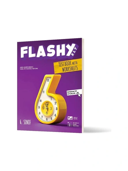 Hız Yayınları Flashy 6.Sınıf Test Book With Worksheets Yeni ürün görseli 1