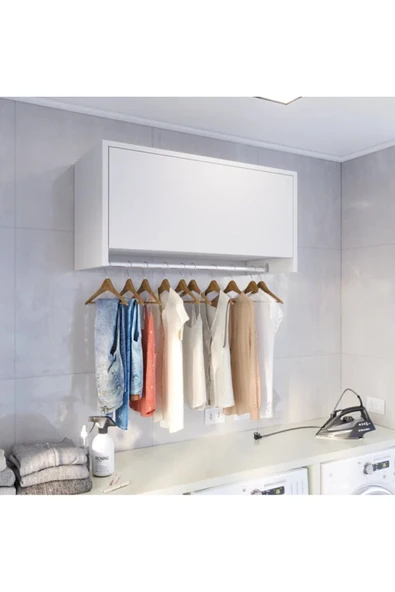 Tdesigno Pırıl Çok Amaçlı Dolap-Askılık-Erzak-Mutfak-Kiler Dolabı-Açık Dolap-60 cm ürün görseli 1
