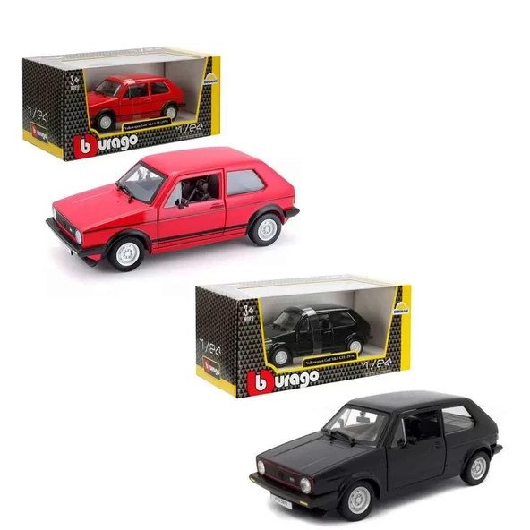 Bburago 1:24 Volswagen Golf Mk1 GTI 1979 Model Araba ürün görseli 1