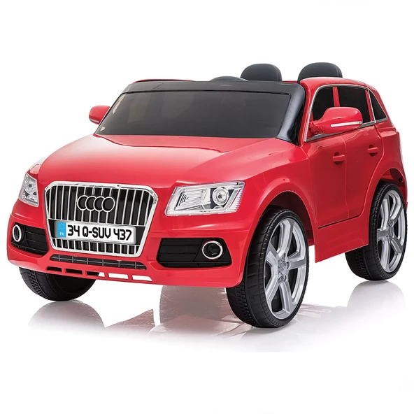 437 Audi Q-SUV 12V Kırmızı Akülü Araba ürün görseli 1