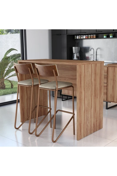 Tdesigno Eva Mutfak Adası 120 cm- Mutfak Masası ürün görseli 1