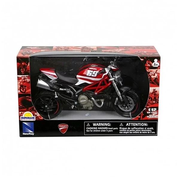 Sunman 1:12 Ducati Monster 796 N.69 - Resim 2