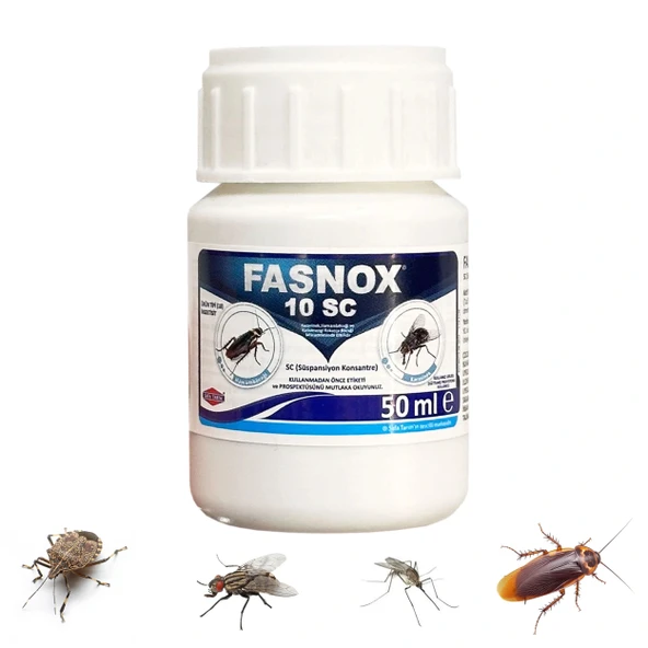Fasnox 10SC Kokarca Hamamböceği Karasinek Etkili Haşere İlaci 50 ml ürün görseli 1