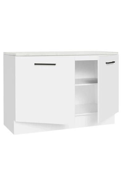 Tdesigno İndu Mutfak Alt Modül 120 cm-Çok Amaçlı Dolap- Tezgah Dahil ürün görseli 1
