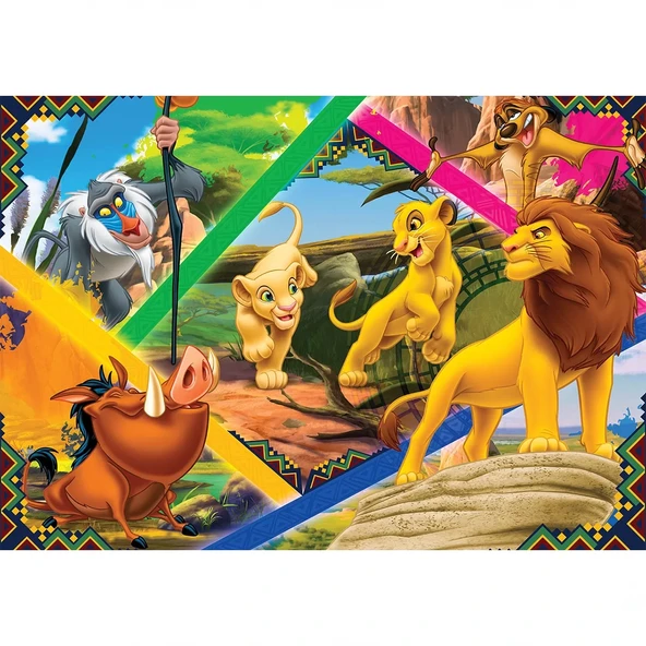 KS Lion King Puzzle 200 Parça - Resim 2