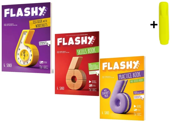 Flashy 6.sınıf Practice Book + Skills Book + Test Book Yeni ürün görseli 1