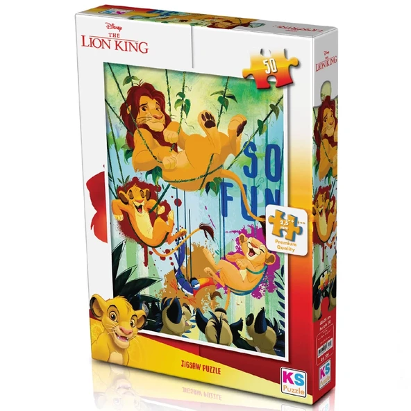 KS Lion King 50 Parça Puzzle ürün görseli 1