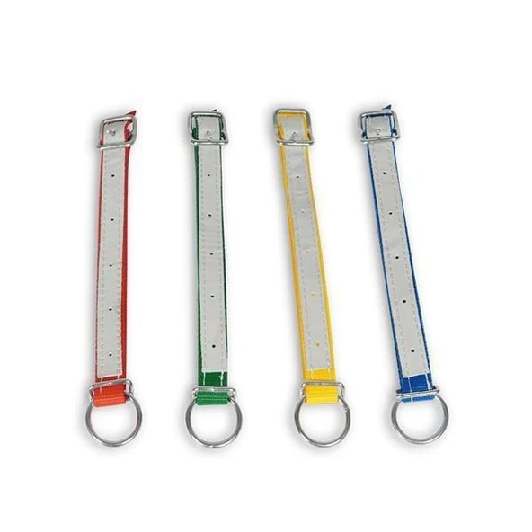 Melasty Küçükbaş Boyun Kayışı Delikli Derili (Yeşil - 60 cm) ürün görseli 1