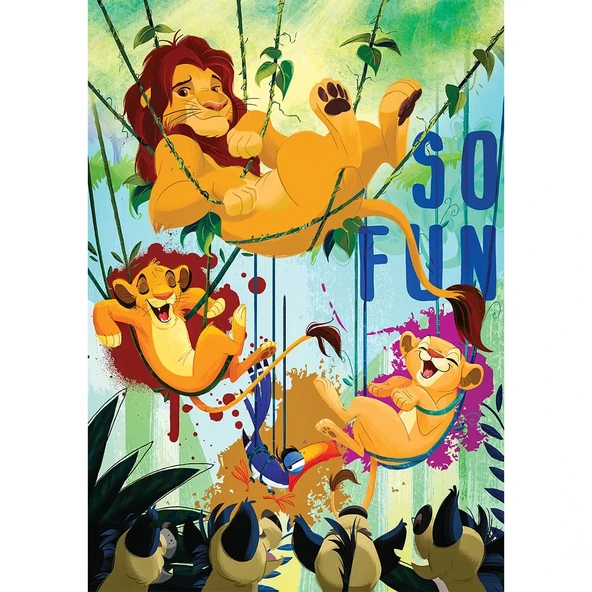 KS Lion King 50 Parça Puzzle - Resim 2
