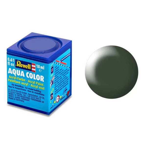 Revell 363 - Aqua Color Dark Green - Silk Boya - 18 ml ürün görseli 1