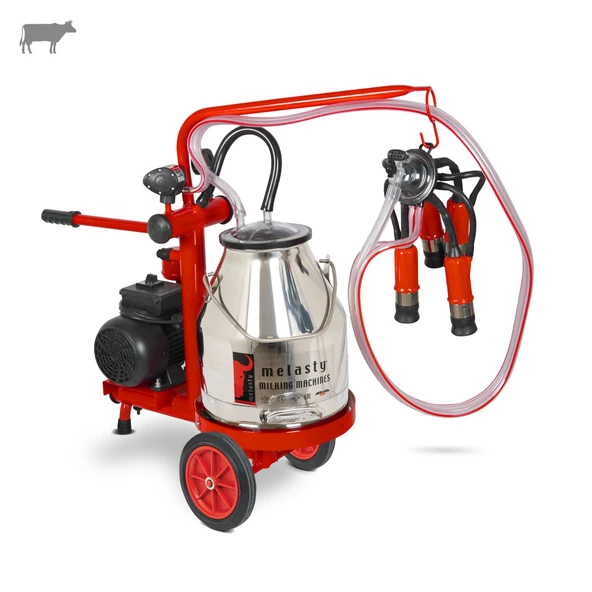 Melasty Ecomini Tekli İnek Süt Sağma Makinesi (Paslanmaz Güğüm-Kauçuk) (Yağlı) ürün görseli 1