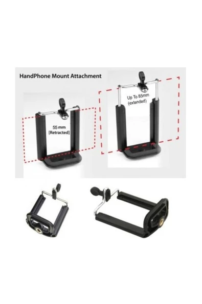 Cep Telefonu Tripod Bağlantı Aparatı ürün görseli 1