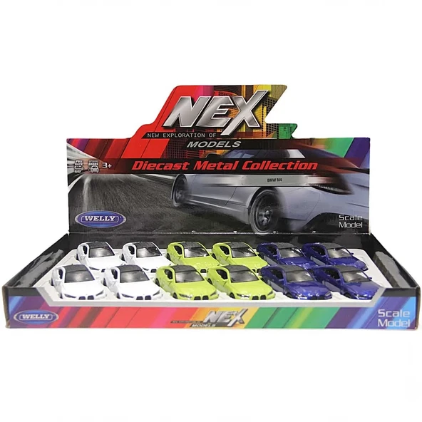 Welly 1:32 BMW M4 Çek Bırak Araba - Resim 2