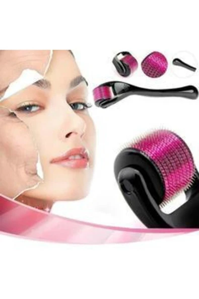 Aveo 1 Adet Derma Roller System 540 Iğne 1 Mm 1. Kalite Masaj Aleti Dermoroller Titanyum ürün görseli 1