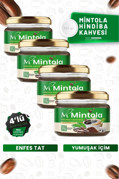 Mintola 4 Adet Hindiba Kahvesi 4 x 150 gr ürün görseli 1