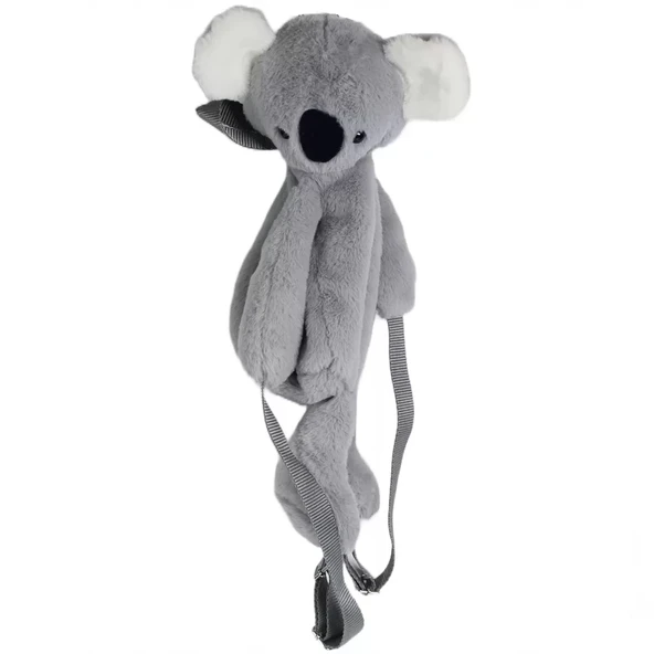 Koala Peluş Çanta Gri - Resim 2