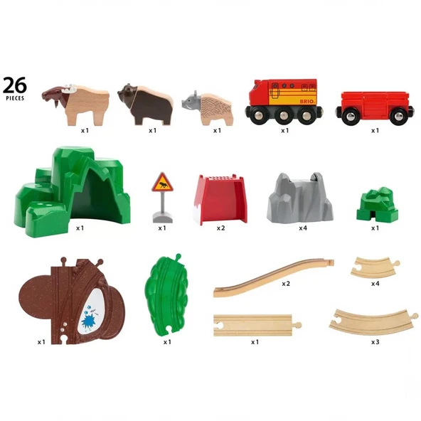 Brio Kuzey Hayvanları Seti 33988 - Resim 3