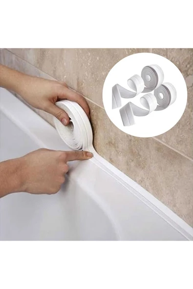 Banyo Küvet Lavabo Sızdırmaz Izolasyon Bant Beyaz ürün görseli 1