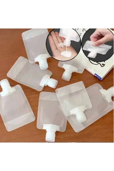 Bto 3 Adet 100ml Krem Şampuan Kabı Tekrar Kullanılabilir Set ürün görseli 1