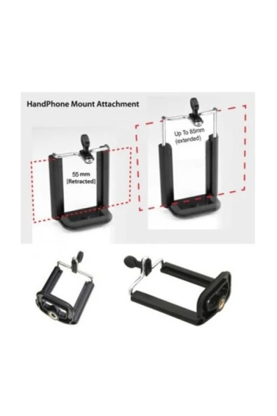 3 Adet Cep Telefonu Tripod Bağlantı Aparatı ürün görseli 1