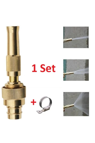 Ayarlanabilir Basınçlı Hortum Başlığı Gold ürün görseli 1