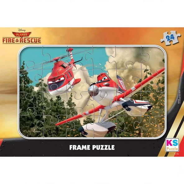 Planes 24 Parça Frame Puzzle - Resim 2