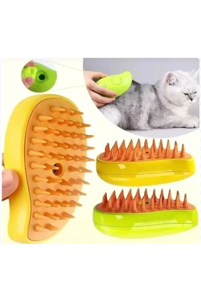 Pratik Şarjlı Soğuk Buharlı Kedi Köpek Fırçası Tarağı ( Lisinya ) ürün görseli 1