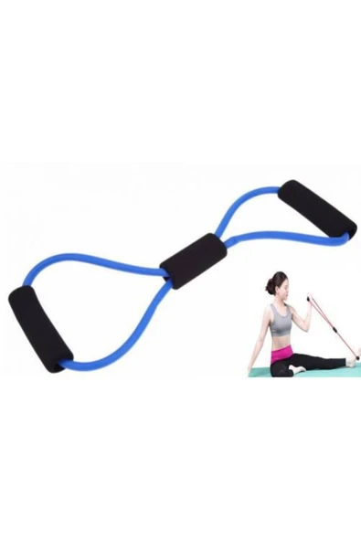 Pilates Direnç Lastiği Jimnastik Egzersiz Bandı Yoga Lastiği ürün görseli 1