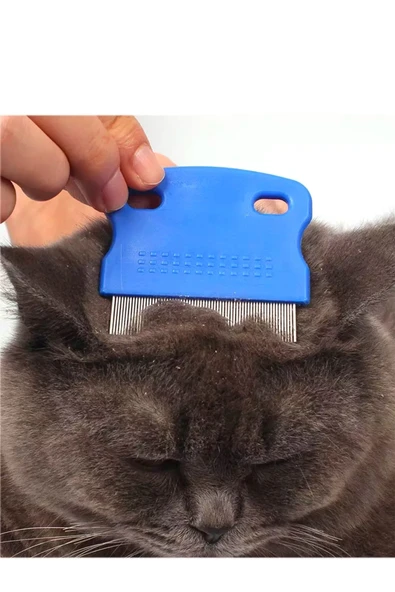 Kedi Köpek Tüy Bit Pire Toplayıcı Toplama Temizleme Tarağı Tarak Bit Pire Temizleme ürün görseli 1