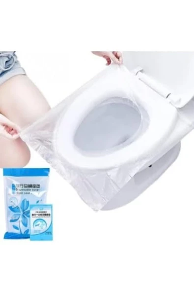 Hijyenik Tek Kullanımlık Klozet Kapağı Poşeti 50 Adet LXSHP 1055529 ürün görseli 1