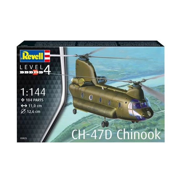 Revell M.Set CH-47D Chinook - Resim 2