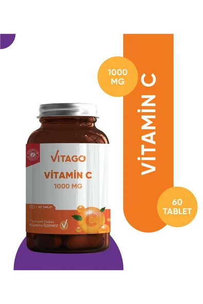 VİTAGO Premium Vitamin C 1000 MG İçeren Tablet 60'lı ürün görseli 1