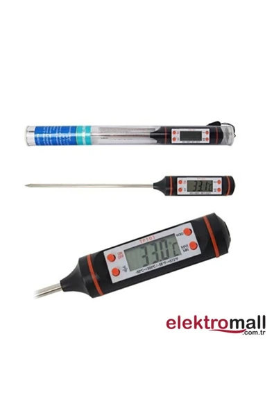Dijital Mutfak - Siyah Gıda Termometresi Sıcaklık Ölçer Tp101 ürün görseli 1