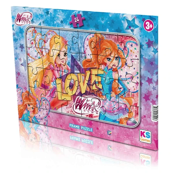 Winx 24 Parça Frame Puzzle - Resim 2