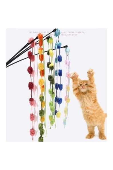 Pamhome Çıngıraklı Kedi Oyun Oltası ürün görseli 1