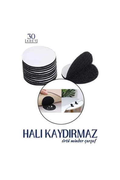 Kampanya Estevia  Halı Kaydırmaz Cırt Pedler 30 Adet  Yeni!!! ürün görseli 1