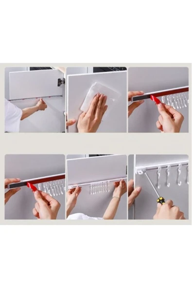 Hareketli Yapışkanlı Askı 40 cm. - Resim 2
