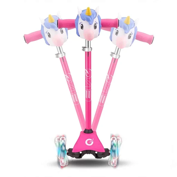 Evo Unicorn 3 Teker Işıklı Mini Scooter - Resim 5